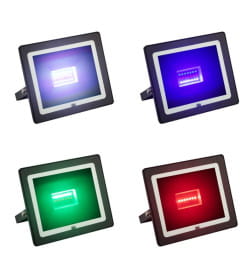 Прожектор светодиодный с пультом дистанционного управления 20 Вт, мультиколор (RGB) REXANT 605-011