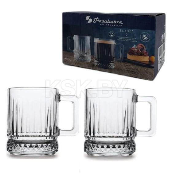 Набор из 2-х кружек 250 мл, (d)103.5 х (h)94 мм Элизия (55432 1204652) 