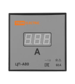 Амперметр цифровой ЦП-А80 60А-1,0 (без поверки) TDM SQ1102-0519