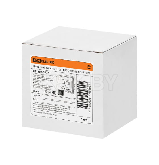 Вольтметр цифровой ЦП-В96 0-9999В-0,5-Р TDM SQ1102-0527 (SQ1102-0527) 