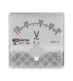 Вольтметр В80П 500В-2,5 (поверенный) TDM SQ1102-0251