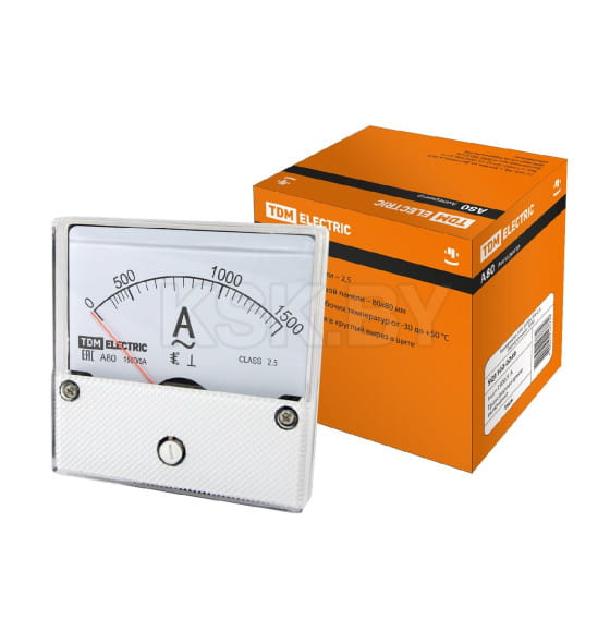 Амперметр А80 1500А/5А-2,5 (поверенный) TDM SQ1102-0249 (SQ1102-0249) 