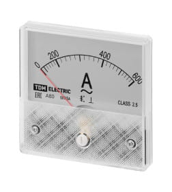 Амперметр А80 600А/5А-2,5 (поверенный) TDM SQ1102-0247