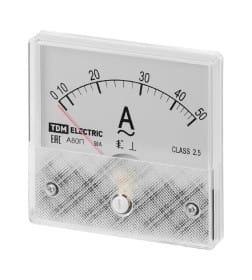 Амперметр А80ПН 50А-2,5 (без поверки) TDM SQ1102-0231