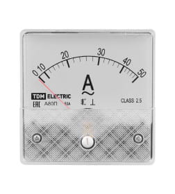 Амперметр А80ПН 50А-2,5 (без поверки) TDM SQ1102-0231