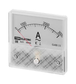 Амперметр А80Н 3000А/5А-2,5 (без поверки) TDM SQ1102-0268