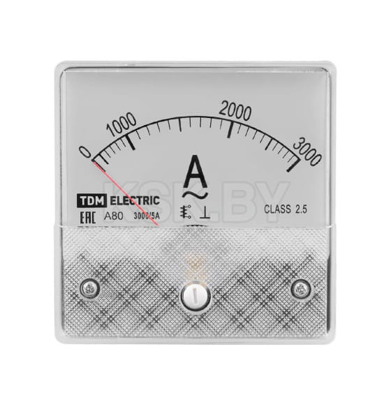 Амперметр А80Н 3000А/5А-2,5 (без поверки) TDM SQ1102-0268 (SQ1102-0268) 