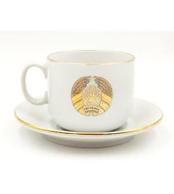 Чайная пара фарфор 220 см3 ф287 Экспресс "Национальная премиум" 4С1386Ф34