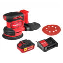 Эксцентриковая шлифмашина аккумуляторная WORTEX COS 1218-1 E в кор. ALL1 XLT SET (1333436) 