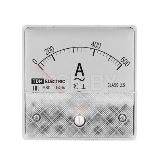 Амперметр А80Н 600А/5А-2,5 (без поверки) TDM SQ1102-0236 (SQ1102-0236) 
