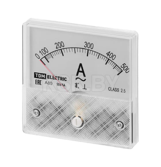 Амперметр А80Н 500А/5А-2,5 (без поверки) TDM SQ1102-0265 (SQ1102-0265) 