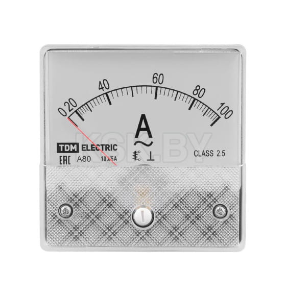 Амперметр А80Н 100А/5А-2,5 (без поверки) TDM SQ1102-0232 (SQ1102-0232) 