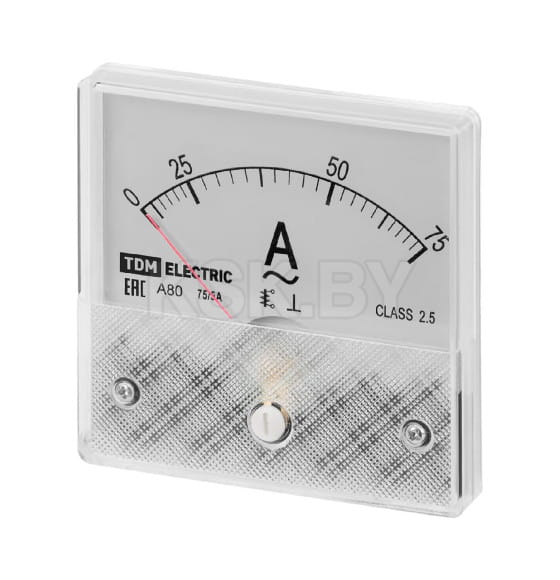 Амперметр А80Н 75А/5А-2,5 (без поверки) TDM SQ1102-0262 (SQ1102-0262) 
