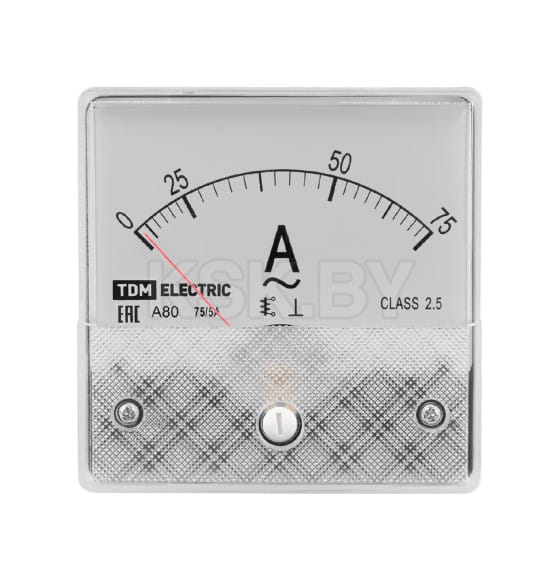 Амперметр А80Н 75А/5А-2,5 (без поверки) TDM SQ1102-0262 (SQ1102-0262) 
