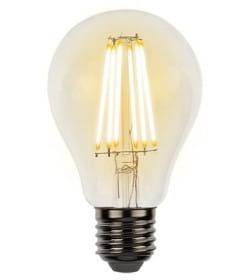 Лампа филаментная Груша A60 13.5 Вт 1600 Лм 2700K E27 прозрачная колба REXANT 604-081