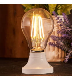 Лампа филаментная Груша A60 13.5 Вт 1600 Лм 2700K E27 прозрачная колба REXANT 604-081