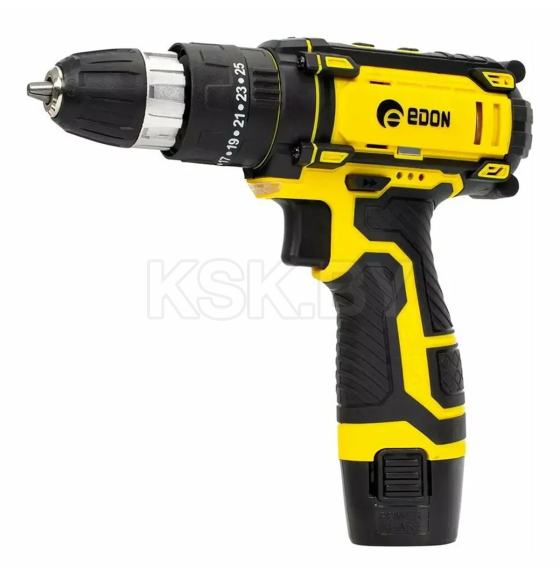 Дрель-шуруповерт аккумуляторная EDON AD-12M