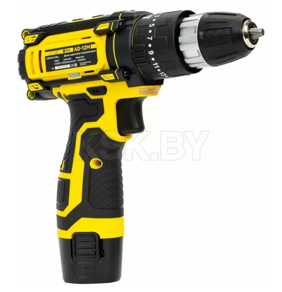 Дрель-шуруповерт аккумуляторная EDON AD-12M