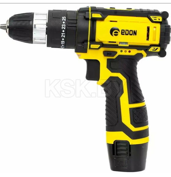 Дрель-шуруповерт аккумуляторная EDON AD-12M