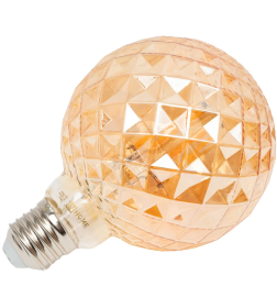 Лампа светодиодная LED-GL95СR-deco gold 11Вт 230В E27 3000K 1040Лм кристалл золотистая IN HOME 4690612056067