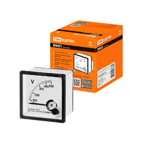 Вольтметр В96П 500В-1,5 TDM SQ1102-0119 (SQ1102-0119) 