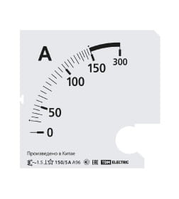 Шкала Ш96 150/5А-1,5 (для А96 Х/5А) TDM SQ1102-2014