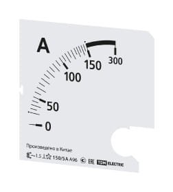 Шкала Ш96 150/5А-1,5 (для А96 Х/5А) TDM SQ1102-2014