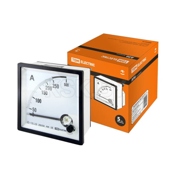 Амперметр А96 250А/5А-1,5 TDM SQ1102-0016 (SQ1102-0016) 