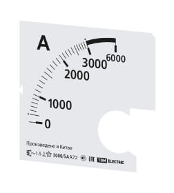 Шкала Ш72 3000/5А-1,5 (для А72 Х/5А) TDM SQ1102-2070