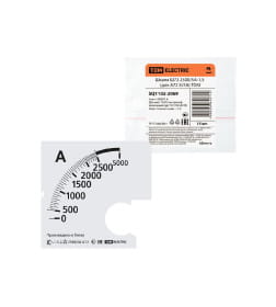 Шкала Ш72 2500/5А-1,5 (для А72 Х/5А) TDM SQ1102-2069