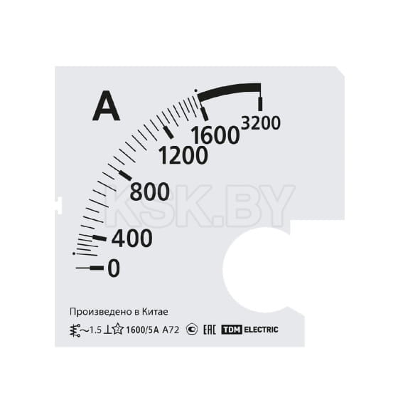 Шкала Ш72 1600/5А-1,5 (для А72 Х/5А) TDM SQ1102-2083 (SQ1102-2083) 