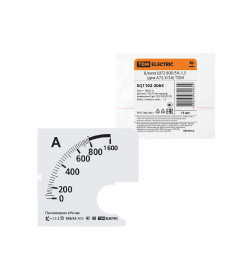 Шкала Ш72 800/5А-1,5 (для А72 Х/5А) TDM SQ1102-2064