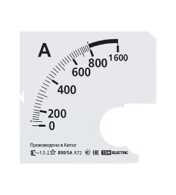 Шкала Ш72 800/5А-1,5 (для А72 Х/5А) TDM SQ1102-2064