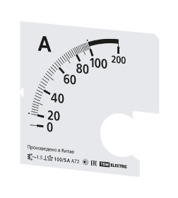 Шкала Ш72 100/5А-1,5 (для А72 Х/5А) TDM SQ1102-2054