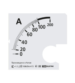 Шкала Ш72 100/5А-1,5 (для А72 Х/5А) TDM SQ1102-2054