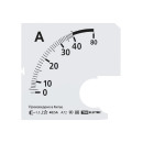 Шкала Ш72 40/5А-1,5 (для А72 Х/5А) TDM SQ1102-2049 (SQ1102-2049) 