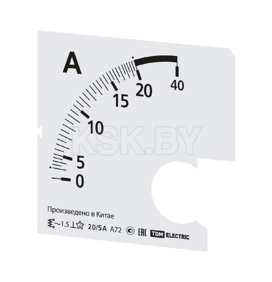 Шкала Ш72 20/5А-1,5 (для А72 Х/5А) TDM SQ1102-2046 (SQ1102-2046) 