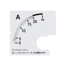 Шкала Ш72 20/5А-1,5 (для А72 Х/5А) TDM SQ1102-2046 (SQ1102-2046) 