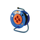 Удлинитель на катушке силовой 4 гнезда, 40 м, с/з, ПВС 3500 Вт TDM народный SQ1307-0523 (SQ1307-0523) 