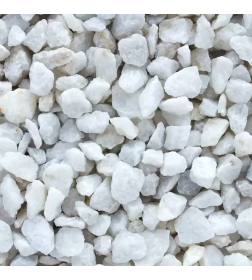 Щебень  мраморный, белый, 20 кг. (40-70 мм) (54)