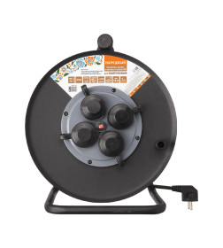 Удлинитель на катушке силовой 4 места, 50 м КГ 3500 Вт, А3, IP44 TDM Народный УХз16-004 SQ1307-0162