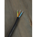 Шнур сетевой с вилкой ПВС 3x1,5 мм² 5 м с/з (черный) TDM SQ1305-0188 (SQ1305-0188) 