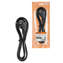 Шнур сетевой с вилкой ПВС 3x1,5 мм² 5 м с/з (черный) TDM SQ1305-0188 (SQ1305-0188) 