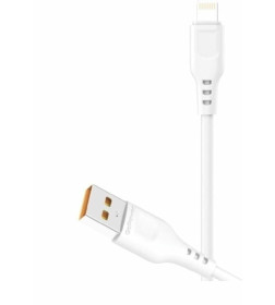 Кабель USB - Lightning 1.0 м 2.4A ПВХ (белый) GoPower GP01L 00-00018567
