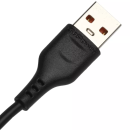 Кабель USB - Lightning 1.0 м 2.4A ПВХ (черный) GoPower GP01L 00-00018568 (00-00018568) 