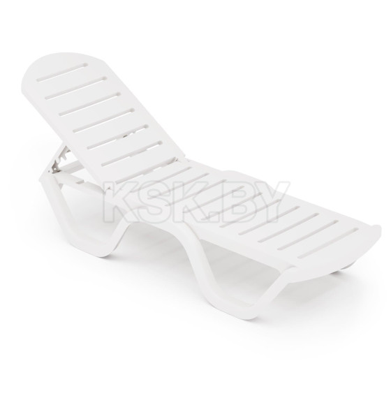 Шезлонг 1980х620х320мм Солярис (белый) М8861 (М8861) 