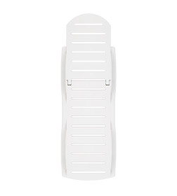 Шезлонг 1980х620х320мм Солярис (белый) М8861