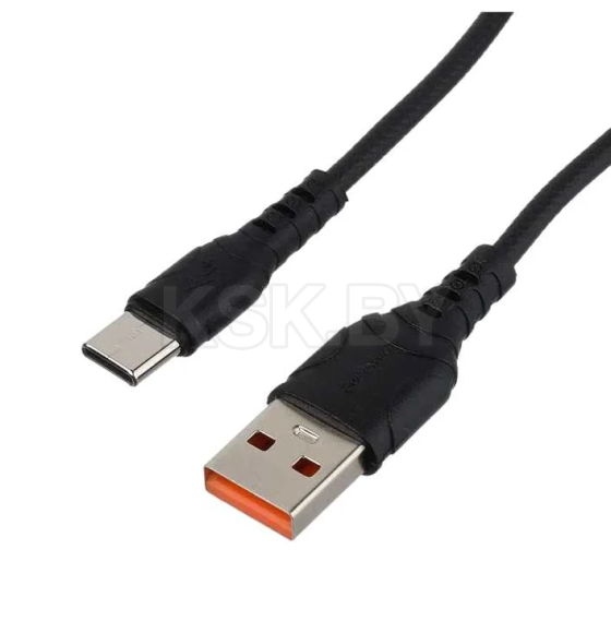 Кабель USB - Type-C 2.4A ПВХ (черный) GoPower GP06T 00-00022782 (00-00022782) 