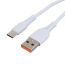 Кабель USB - Type-C 2.4A ПВХ (белый) GoPower GP06T 00-00022781 (00-00022781) 