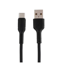 Кабель USB - Type-C 3.0A (силикон черный) GoPower GP21T 00-00028374
